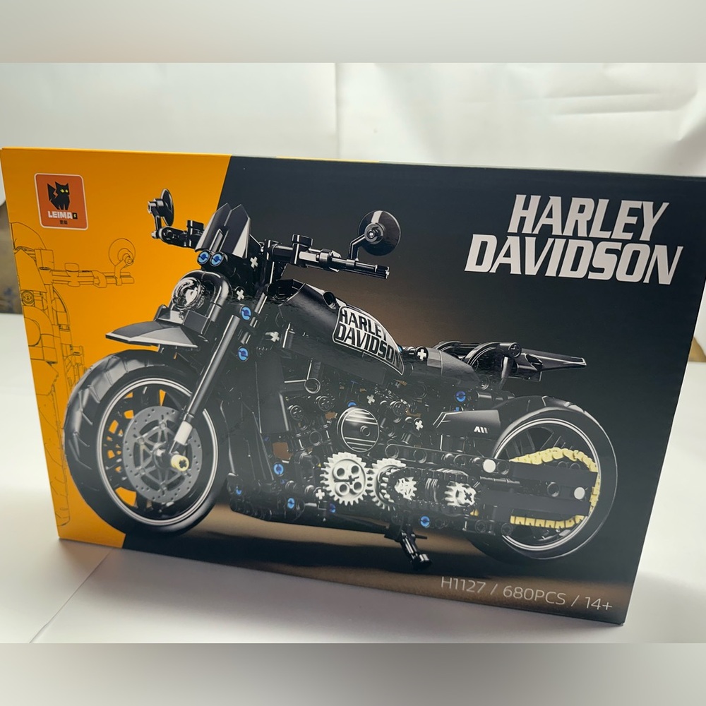 Motorcycle Building Block Model Brick Vehicle Toy Set BRAND NEW in Box 1:8 Scale